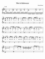 Image result for Halloween Piano Sheet Music