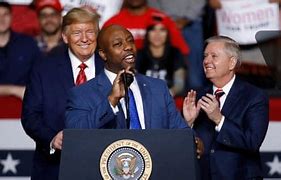 Image result for Tim Scott with Donald Trump