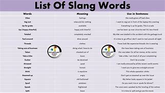 Image result for English Slang Words Used in Series
