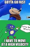 Image result for Sonic Gotta Go Fast Meme