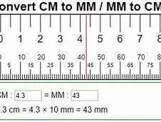 Image result for 67 mm Equals How Many Cm