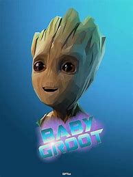 Image result for Baby Groot Wallpaper 4K Neon