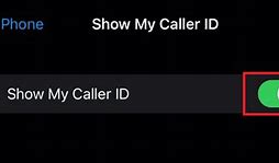 Image result for Change Caller ID iPhone