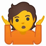 Image result for Shrugging Emoji PNG