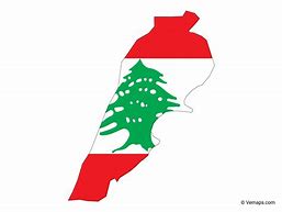 Image result for Lebanon Flag Map