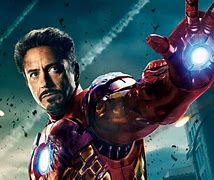 Image result for Iron Man in His Suit with Jarvis