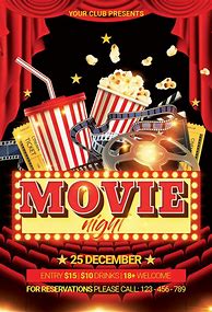 Image result for Movie Night Poster