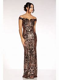 Image result for Rose Gold and Black Dress