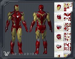 Image result for Mark 85 Iron Man Blueprint