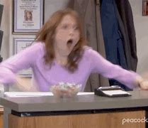 Image result for New Employee Too Excited GIF