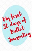 Image result for First 30 Days Journal