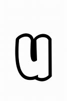 Image result for Lowercase Letters U