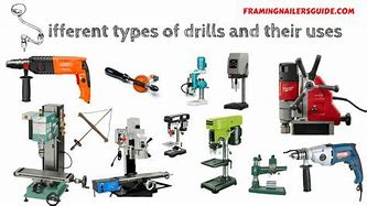 Image result for Different Types of Drills Drilling Machine