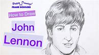 Image result for How to Draw John Lennon