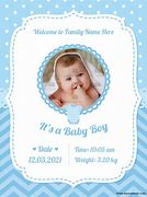 Image result for Baby Born Card Template