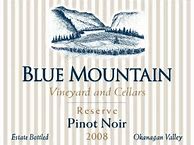 Blue Mountain Pinot Gris Striped Label Reserve に対する画像結果