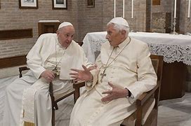 Image result for Pope Benedict XVI and Francis