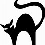 Image result for Halloween Black Cat Silhouette