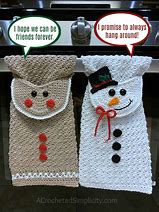 Image result for Crochet Elf Kitchen Towel