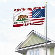 Image result for Gavin Newsom American Flag