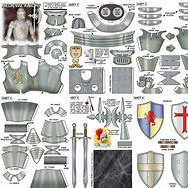 Image result for Knight Armor Papercraft