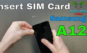 Image result for Samsung Double Sim Card A12 4G