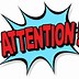 Image result for Attention Word Art