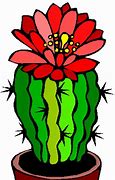 Image result for Blooming Cactus Clip Art