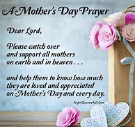 Image result for Mother's Day Prayer