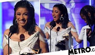 Image result for Cardi B Grammy Kiss