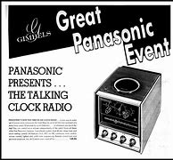 Image result for Panasonic Clock Radio CD Player
