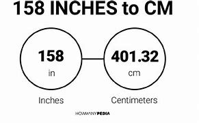 Image result for 158 Cm to Inches