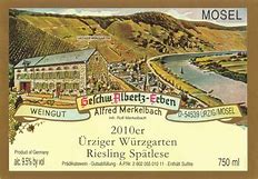 Image result for Alfred Merkelbach Urziger Wurzgarten Riesling Spatlese #12