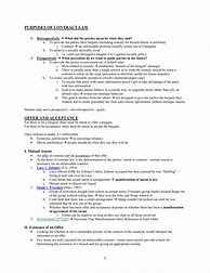 Image result for Contract Law Course Outline