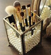 Image result for Makeup Brush Storage