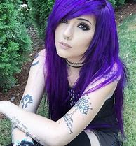 Image result for Purple Scene Hair
