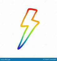 Image result for Rainbow Lightning Bolt Cartoon