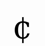Image result for 1 Cent Symbol