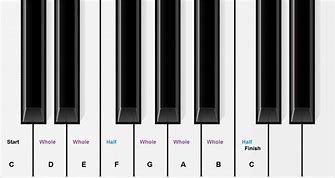 Image result for Piano Keys Chart for Beginners