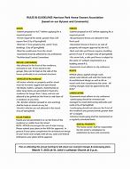 Image result for Hoa Rules and Regulations Template