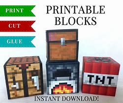 Image result for Minecraft TNT Paper