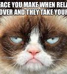 Image result for Kitty Funny Memes Grumpy Cat