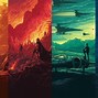 Image result for Stacked Dual Monitor Wallpaper