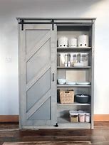 Image result for Barn Door Bookshelf