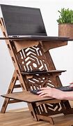 Image result for Stand Up to Work Adjustable Laptop Stand