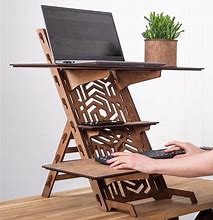 Image result for Laptop Stand Wood