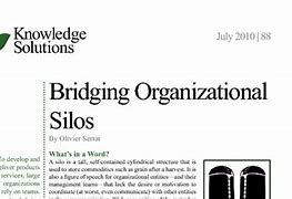 Image result for Bridging Tech Silos