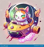 Image result for Cute Cat Astronaut