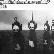 Image result for Teletubbies Black and White Meme