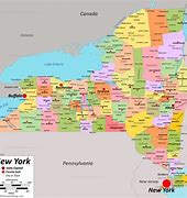 Image result for Upstate New York Map